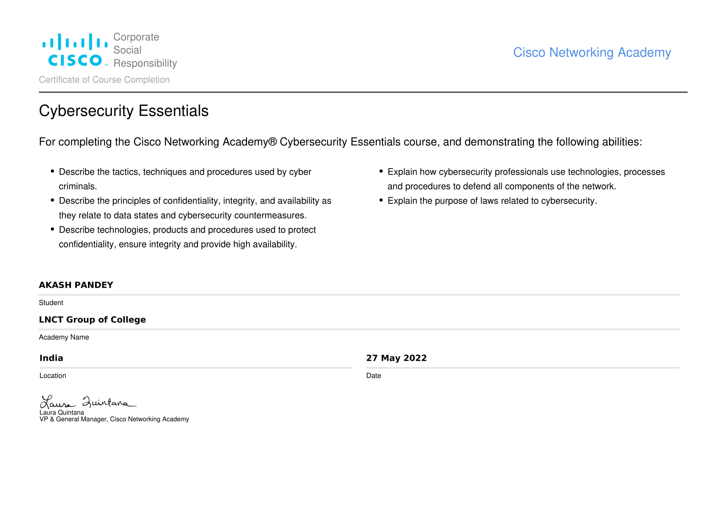 Cybersecurity Essentials